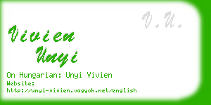 vivien unyi business card